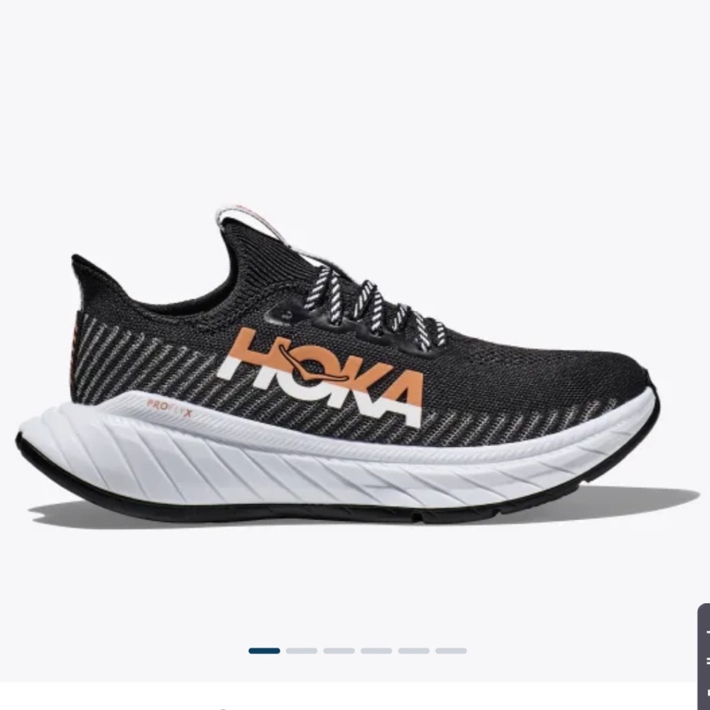 HOKA | Carbon X 3 Black / White - Women’s sz 8